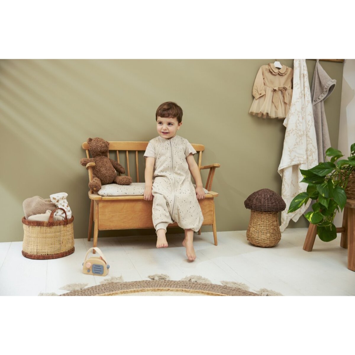 Pijama S/M Canalé Tog 0.5 Me-Rib Mini Spot