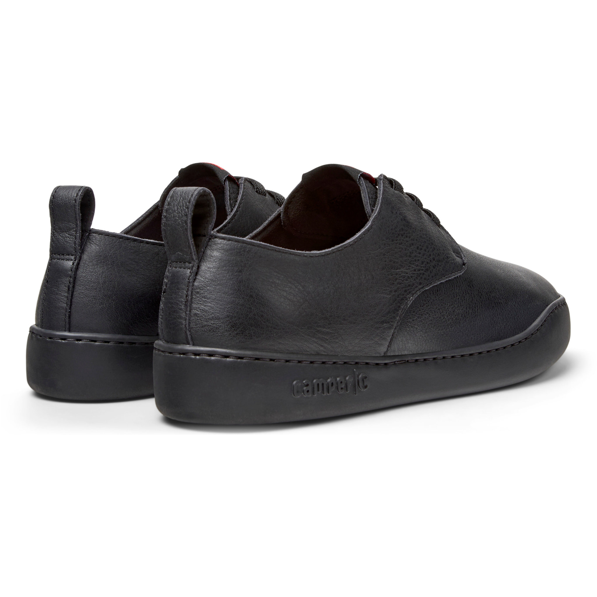 Zapatos de cordones - CAMPER Peu Touring - Negro - Cuero liso