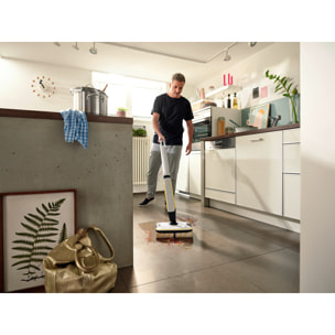 Nettoyeur de sols sans fil Karcher FC 7 Cordless- aspire- lave et sèche - 4 rouleaux - Autonomie 45 min- 500 tr/min