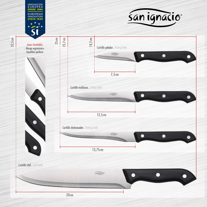 Cuchillo deshuesador 13.75cm  colección Toledo San Ignacio