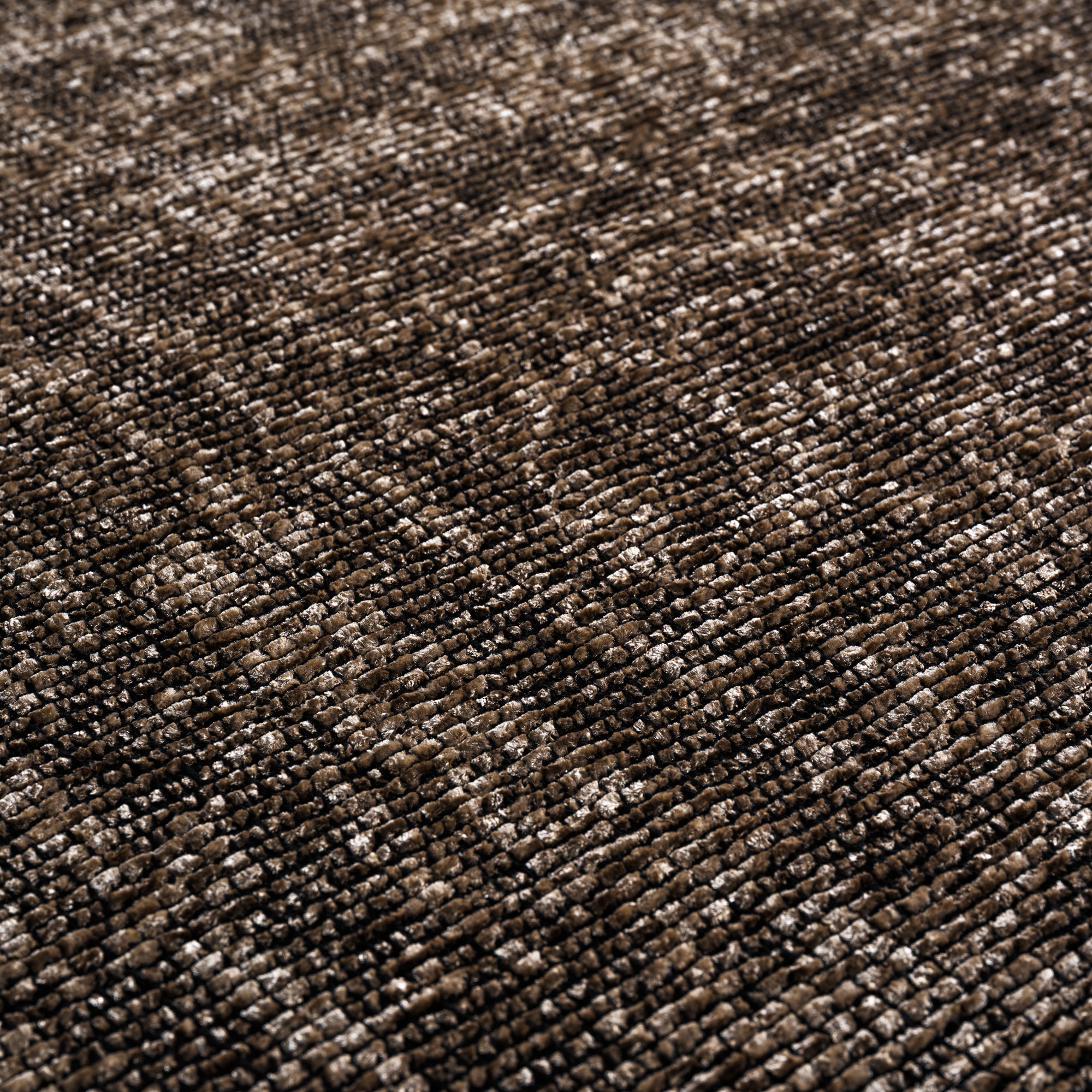 MIRA - Tapis de salon marron au design abstrait