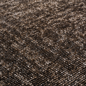 MIRA - Tapis de salon marron au design abstrait