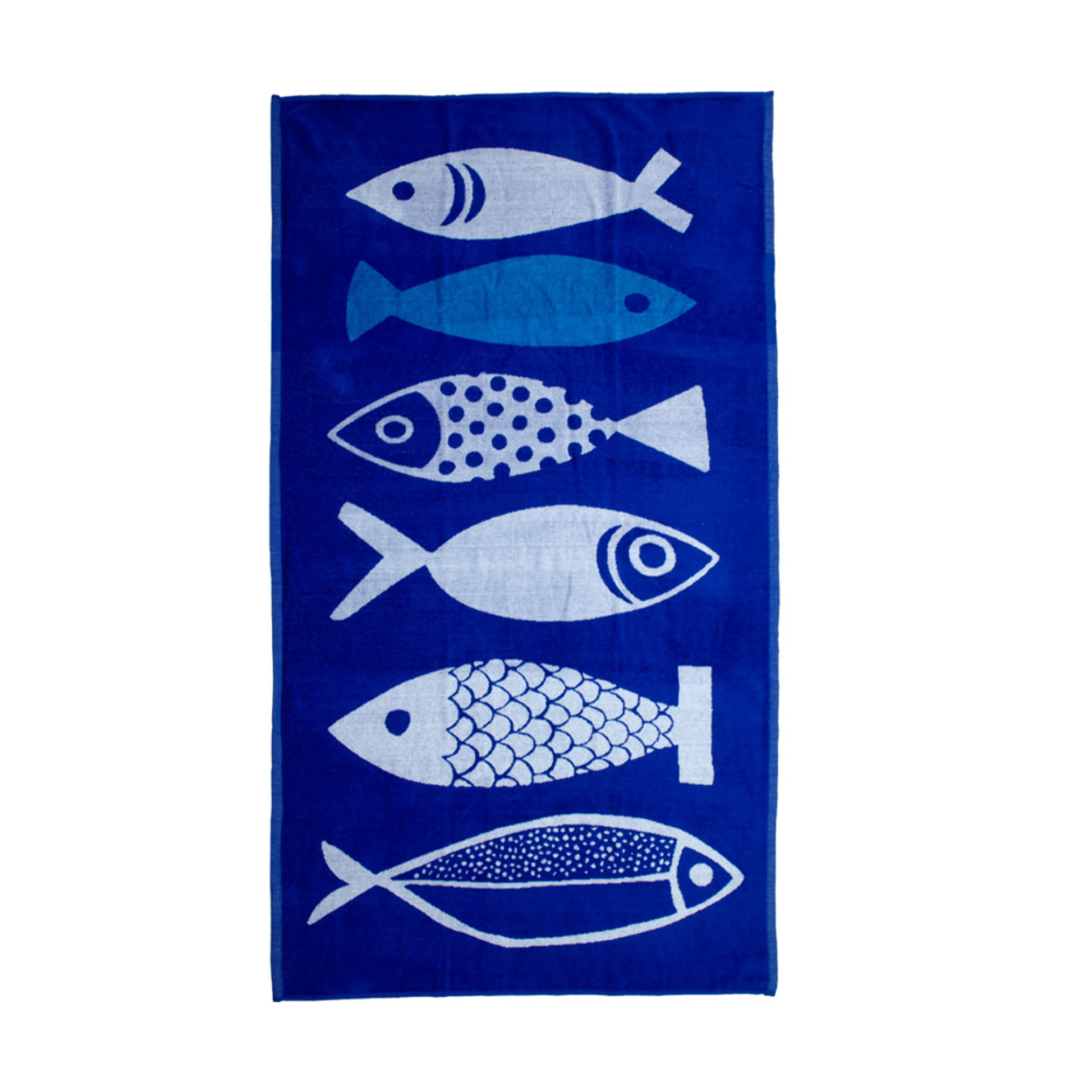 Telo Mare Spugna Jacquard Spiaggia Disegno Lipari