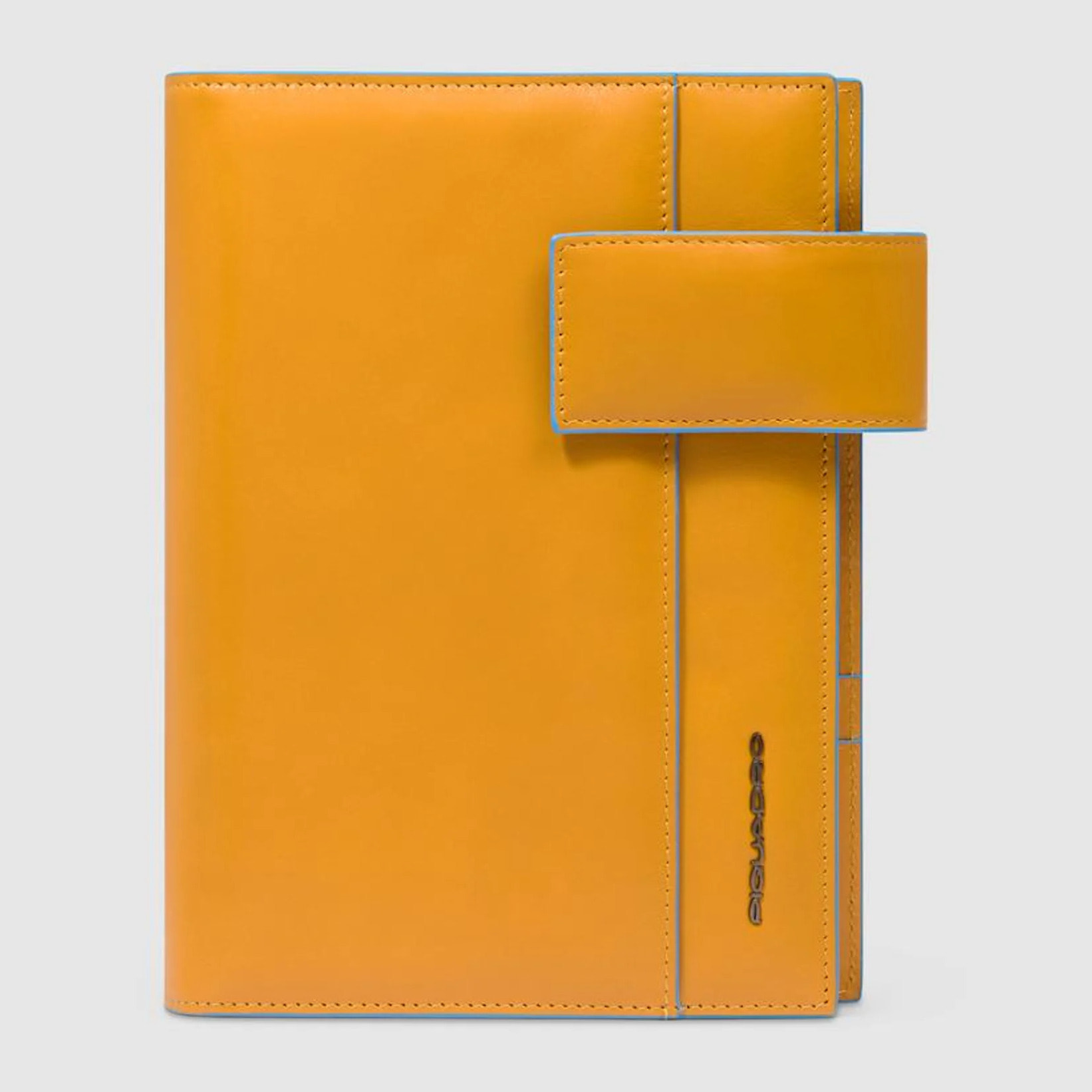 Piquadro Organiseur en cuir avec boucle pour stylo