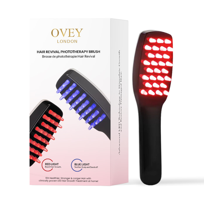 CEPILLO DE FOTOTERAPIA PARA LA REVITALIZACIÓN DEL CABELLO