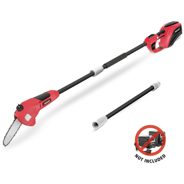 Podadora de altura de batería espada de  8”(203mm) capacidad de corte - Greencut PP400L