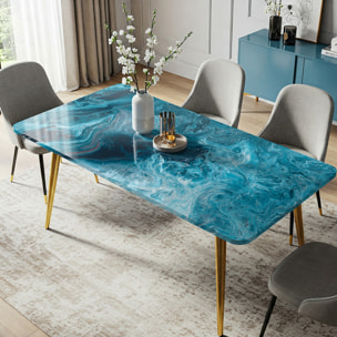 Rouleau revêtement adhésif imperméable - Sticker lavable plan de travail - ÉPOXY MAORI