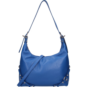 Borsa a spalla da donna In Vera pelle Made in Italy 30x30x9 cm