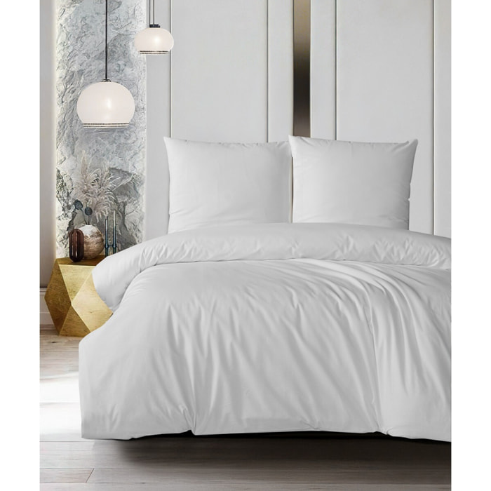 Parure housse de couette et taie(s) oreiller 100% Coton