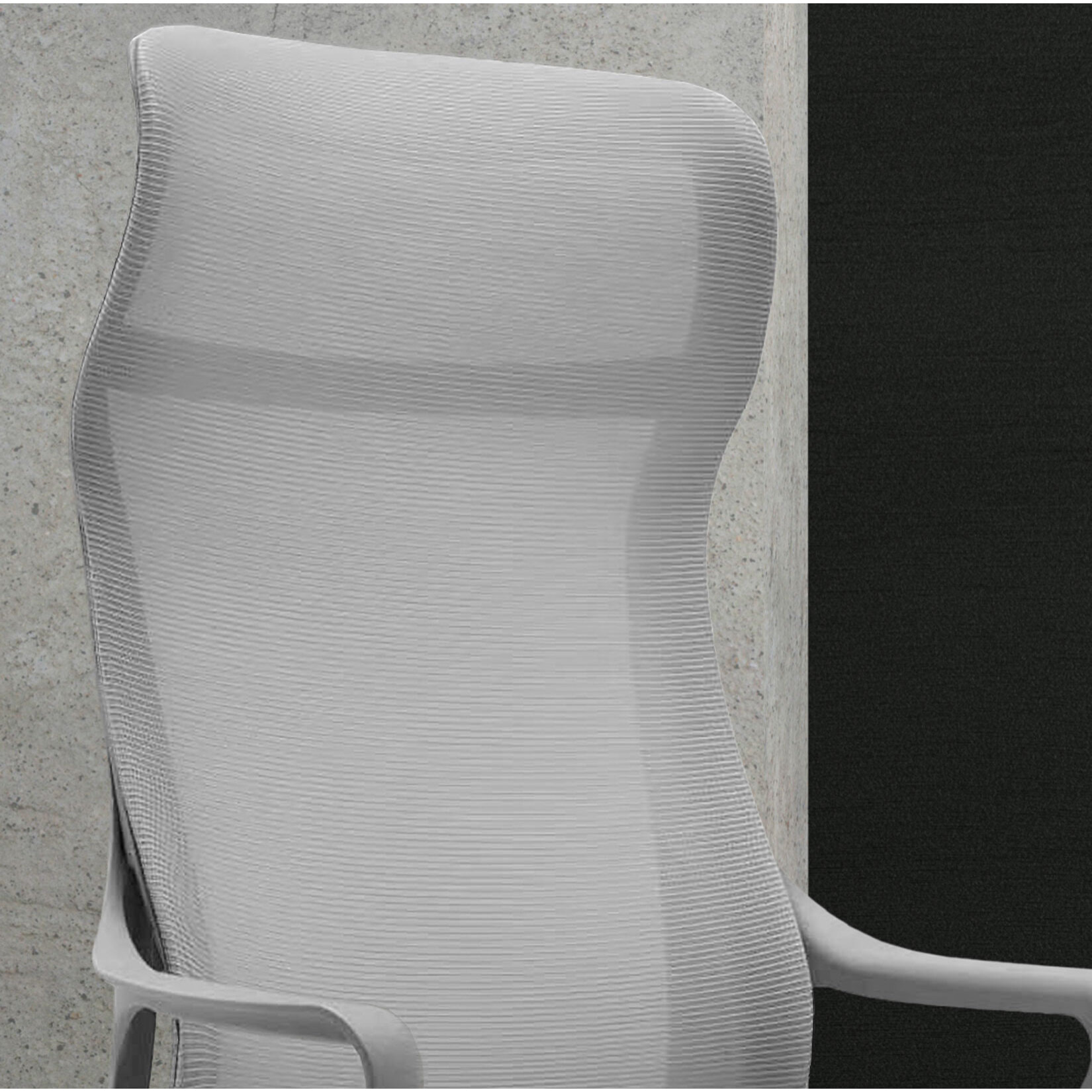 Silla de estudio Remi tela gris 127x67x69 cm