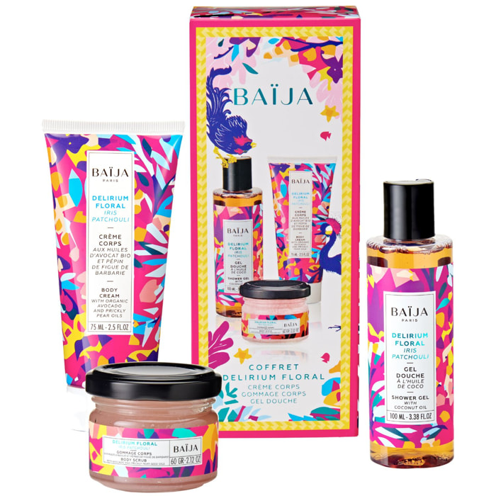 Delirium Floral - Coffret Crème Corps 75 ml + 2 Produits