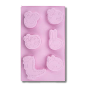 Moule mini cakes silicone 29 x 17,5 cm Dr. Oetker Peppa Pig