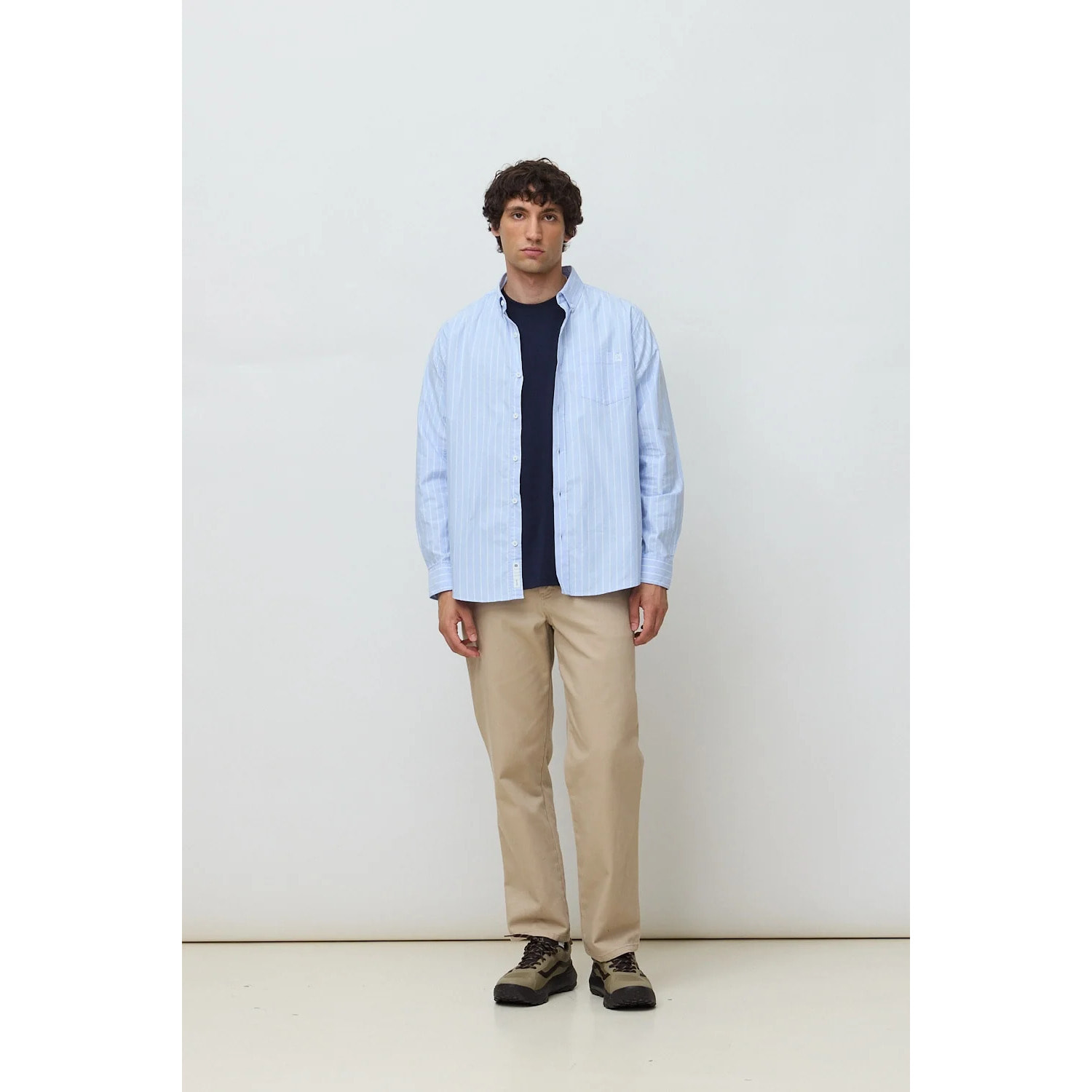 CAMISA STRIPES LIGHT BLUE