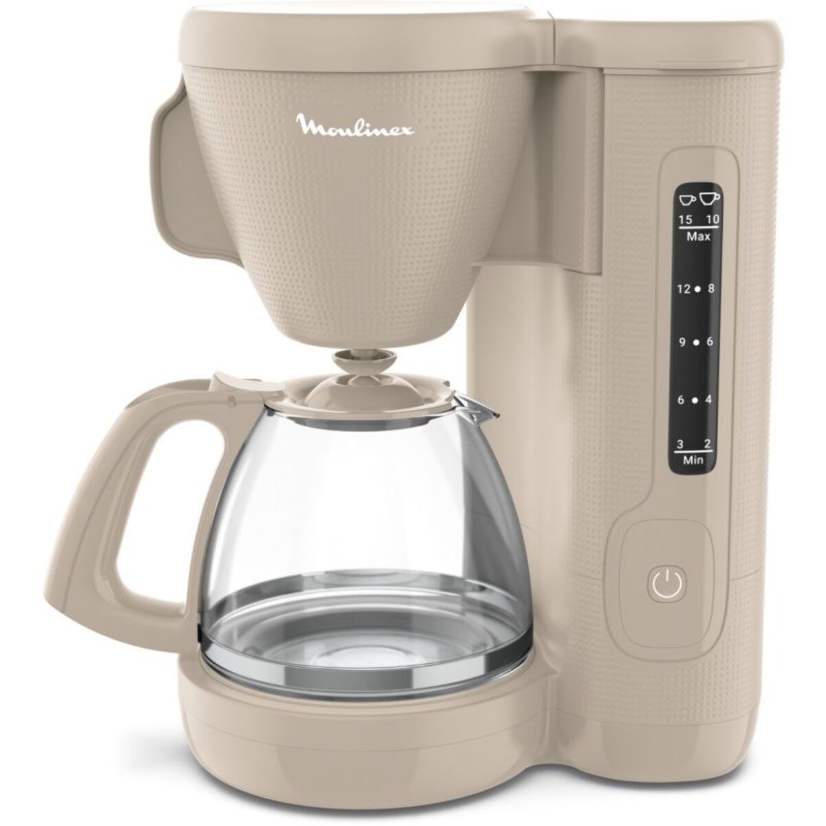 Cafetière filtre MOULINEX FG2M0B10 morning grise