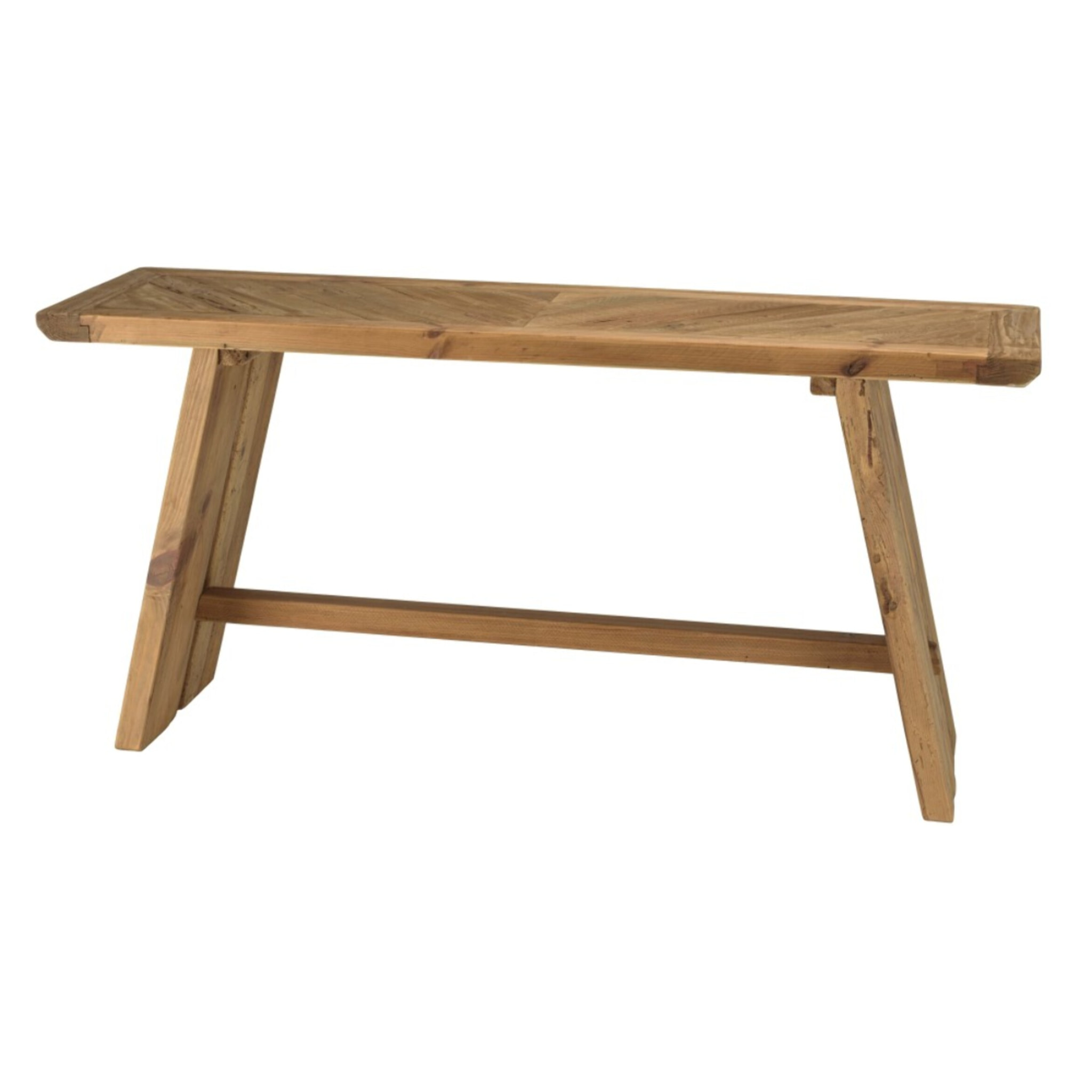 SANDY - Console 160x45cm bois Pin recyclé