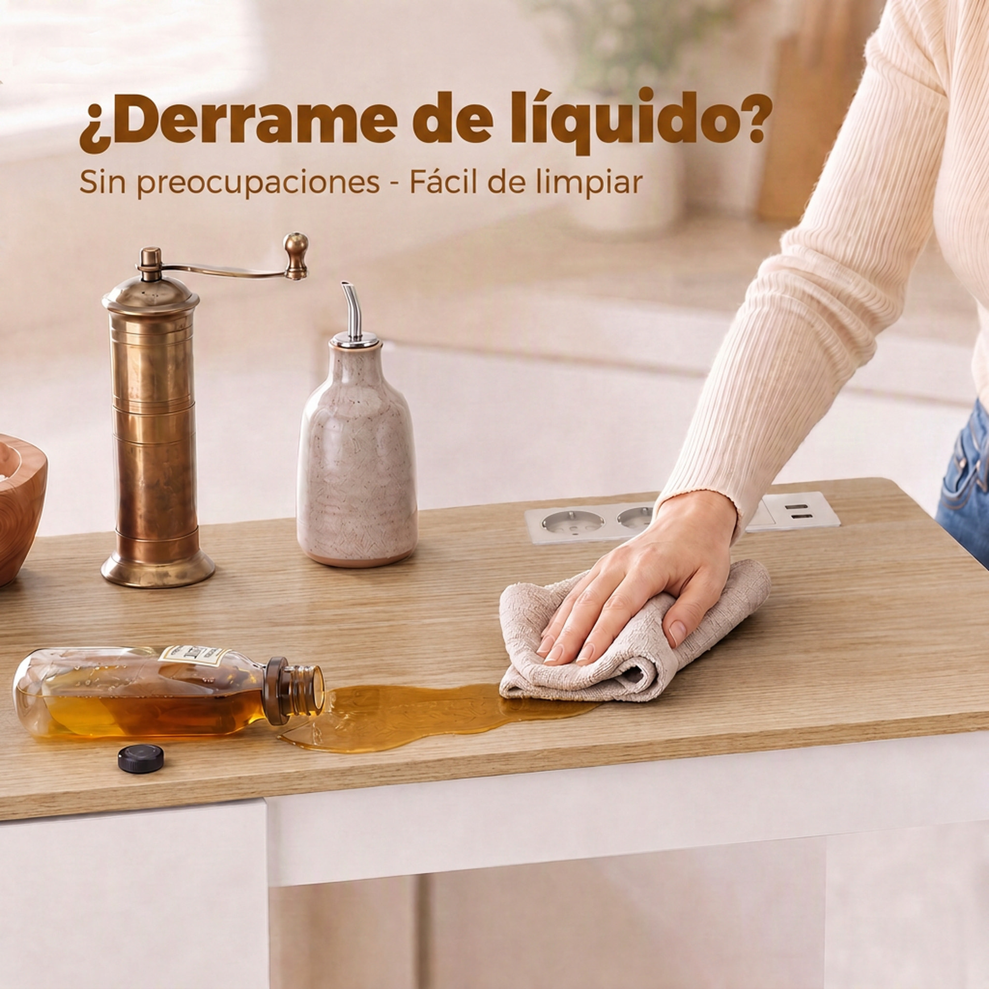 HOMCOM Carrito de Cocina con Ruedas y Estación de Carga, Carro de Cocina Rodante con Armario, Organizador Extraíble, Especiero y Barra de Toallas para Comedor o Salón, 80x40x88 cm, Blanco