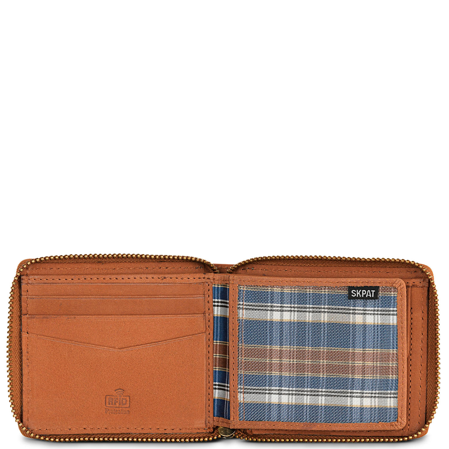 Cartera Hombre Piel Skpat Vintage Marron