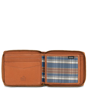 Cartera Hombre Piel Skpat Vintage Marron