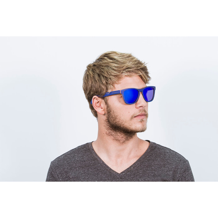 GAFAS DE SOL SUNPERS SAN FRANCISCO SKATEWOOD de color Azul