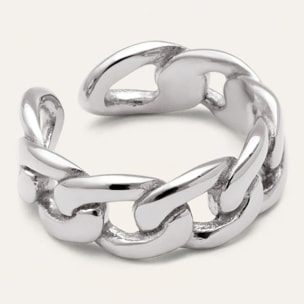 Anillo Chunky Eslabón Acero