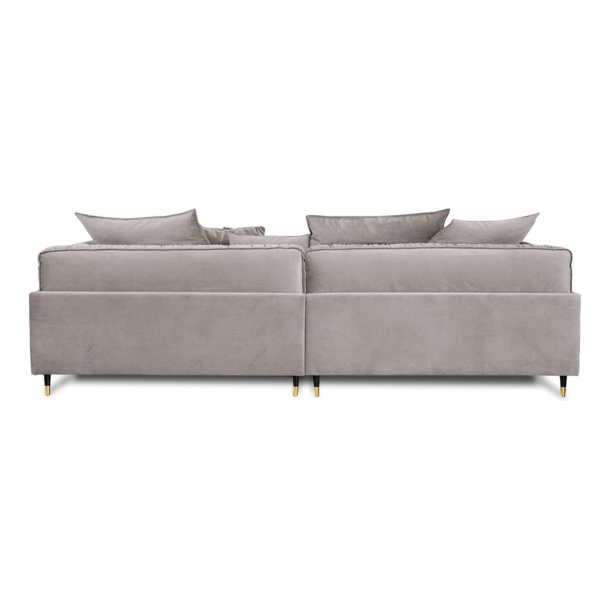 Canapé Droit Velours Fiorenzo - 4 places