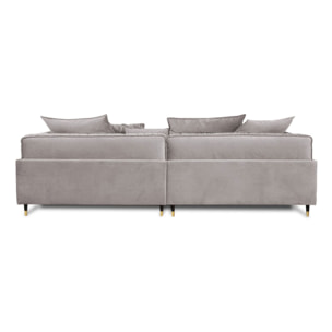 Canapé Droit Velours Fiorenzo - 4 places