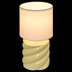 Lampe Noly H27cm jaune poussin