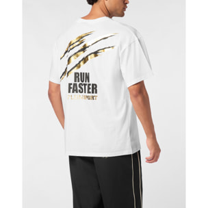 PLEIN SPORT Camiseta de cuello redondo y manga corta SCRATCH