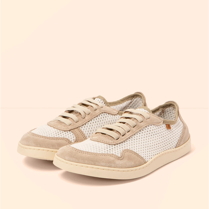 Zapatos N5914 MULTI MATERIAL WHITE/ ORIGEN color White