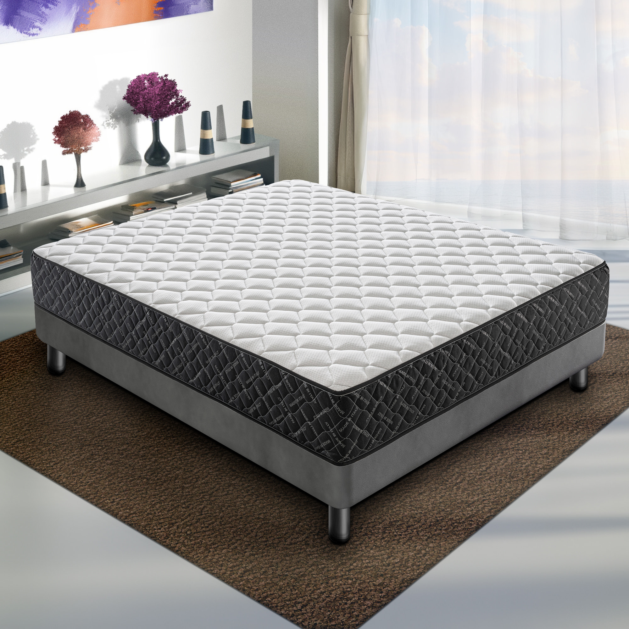 Materasso 135x190 Memory Foam - Altezza 30 cm - Ortopedico - Rigidità H3