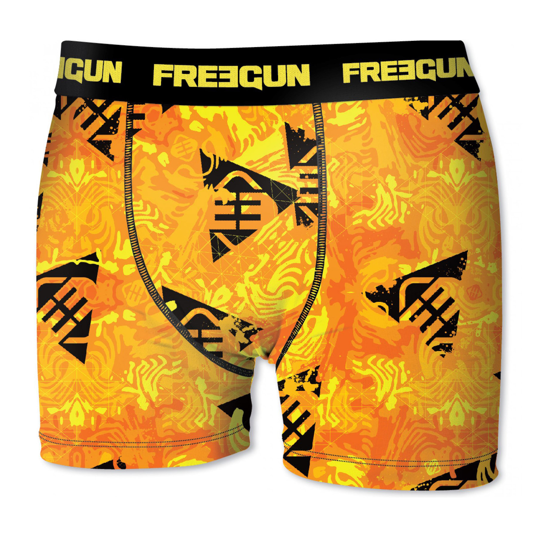 Calzoncillo boxer freegun color naranja para niño