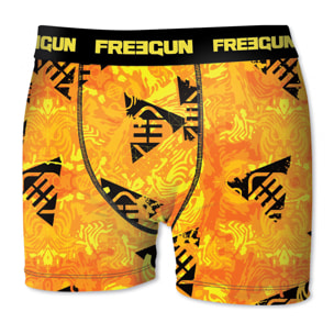 Calzoncillo boxer freegun color naranja para niño