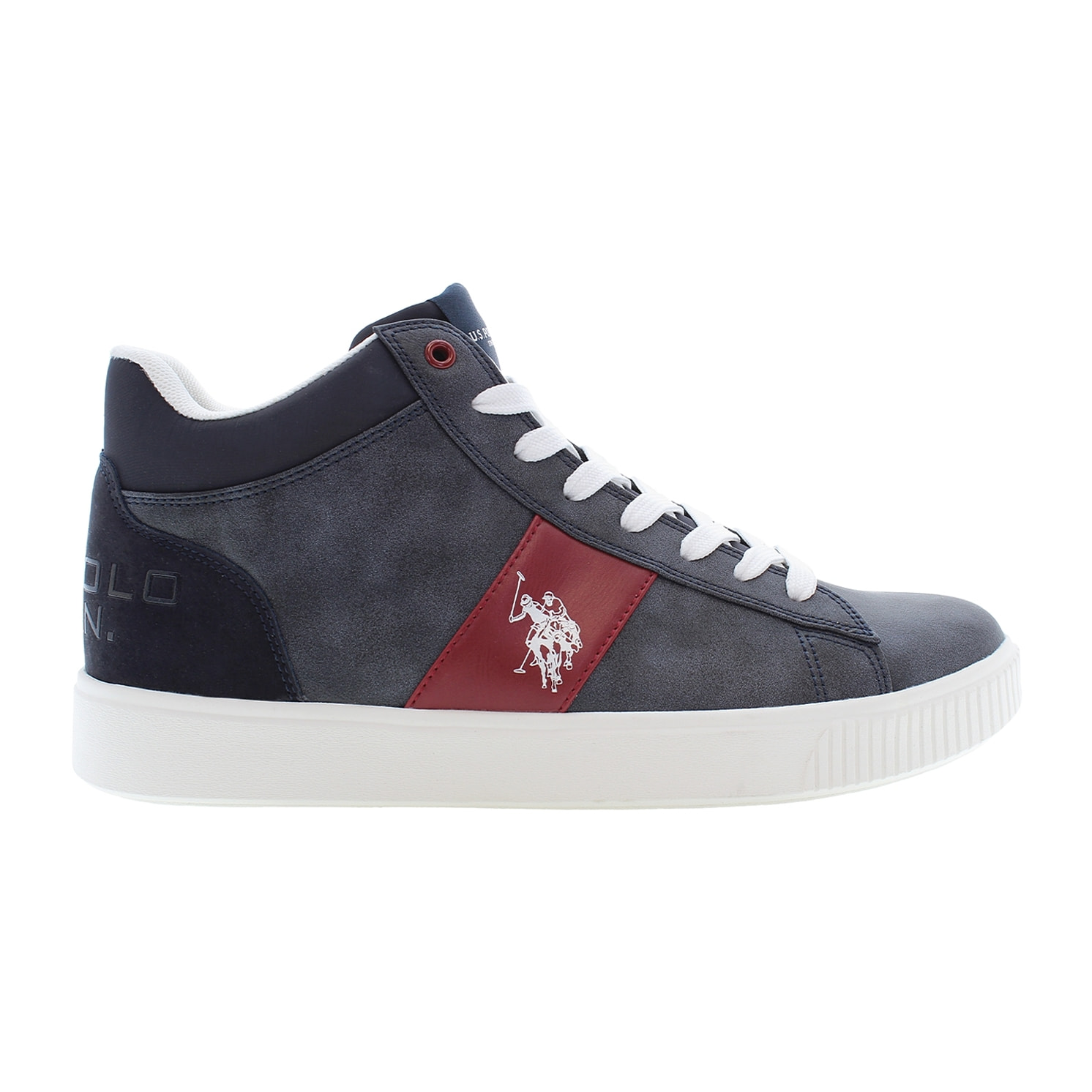 Sneakers U.S. Polo Assn. rosso scuro