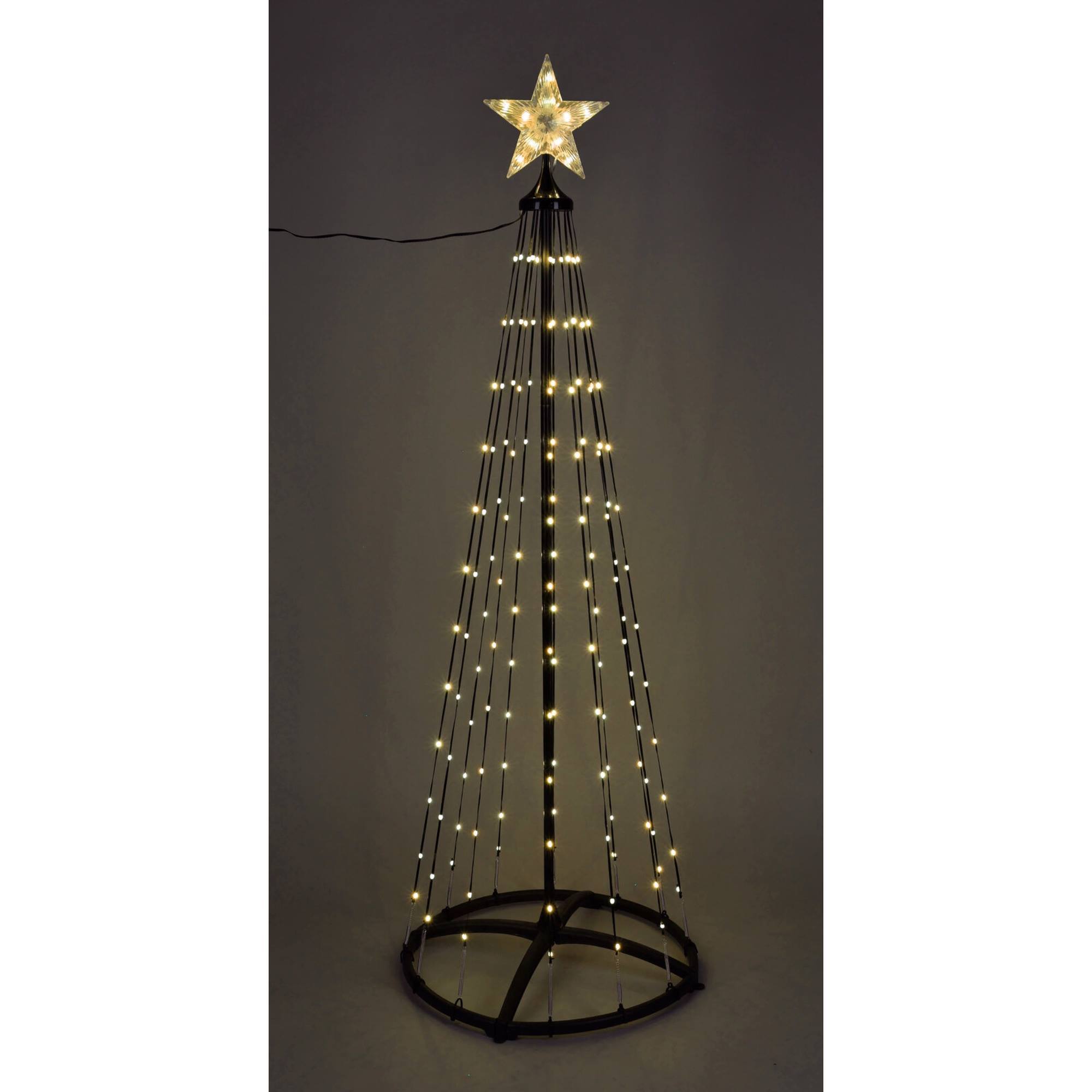 árbol de navidad con 550 luces led blancas cálidas con control remoto - altura 300cm