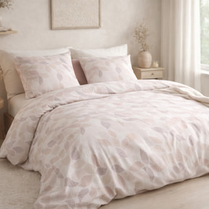Parure housse de couette imprimé 100% coton - alix