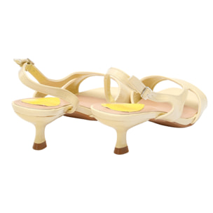 Sandali cinturino regolabile - tacco 6,0 cm