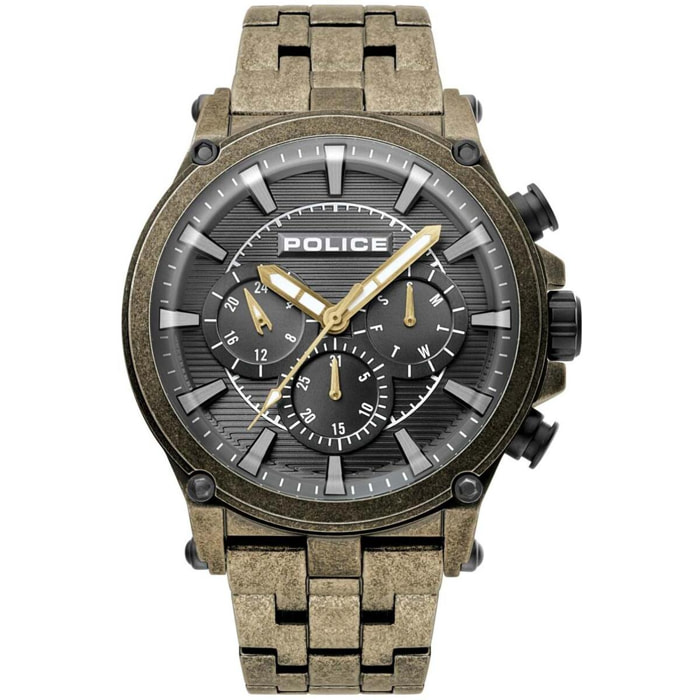 Reloj Police PL15920JSQG-61M Hombre Analogico Cuarzo con Correa de Acero inoxidable