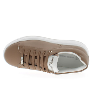 Armata di Mare Scarpe Donna Sneakers Basse con Soletta in Memory Foam AMD S61H35 Burro Silver