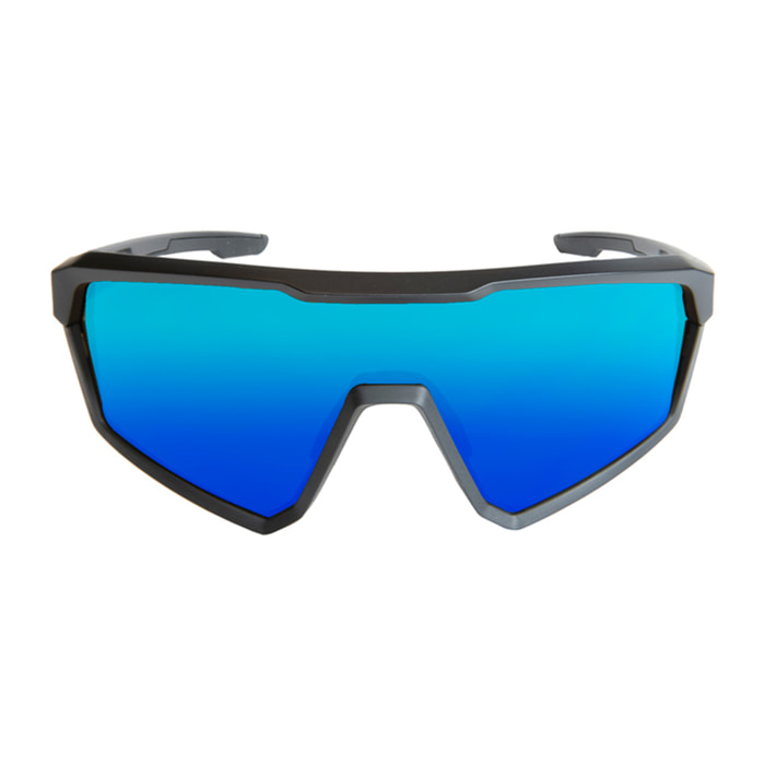 Gafas de ciclismo OCEAN COURSE - Negro mate / Revo azul