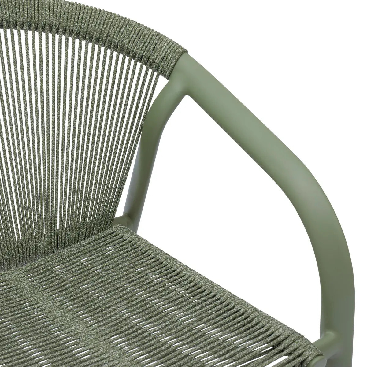 Fauteuil de jardin empilable Riu vert laurier