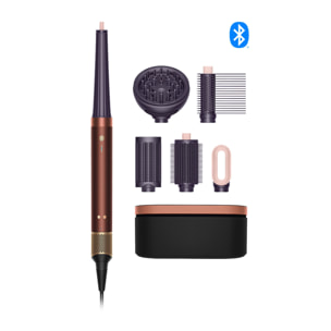 Multi-styler et sèche-cheveux Dyson Airwrap Co-anda2x™ - cheveux bouclés à frisés (Prune/Cuivré)
