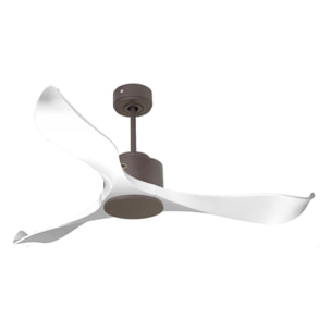 Ventilatore da soffitto Wifi Motore CC Telecomando Adattatore 2/3 lame Hypersilence Memoria Shopify Vendible (AUTOMATICO)