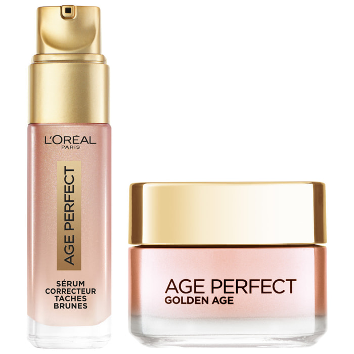 L'Oréal Paris Age Perfect Golden Age Sérum Correcteur Taches Brunes 30ml, L'Oréal Paris Age Perfect Golden Age Soin Jour Rosé Re