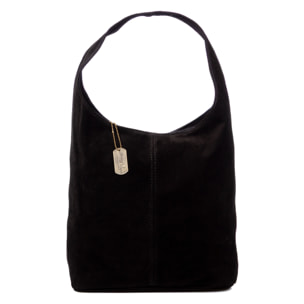 Bagnara bolso shopper mujer. Piel auténtica Gamuza.