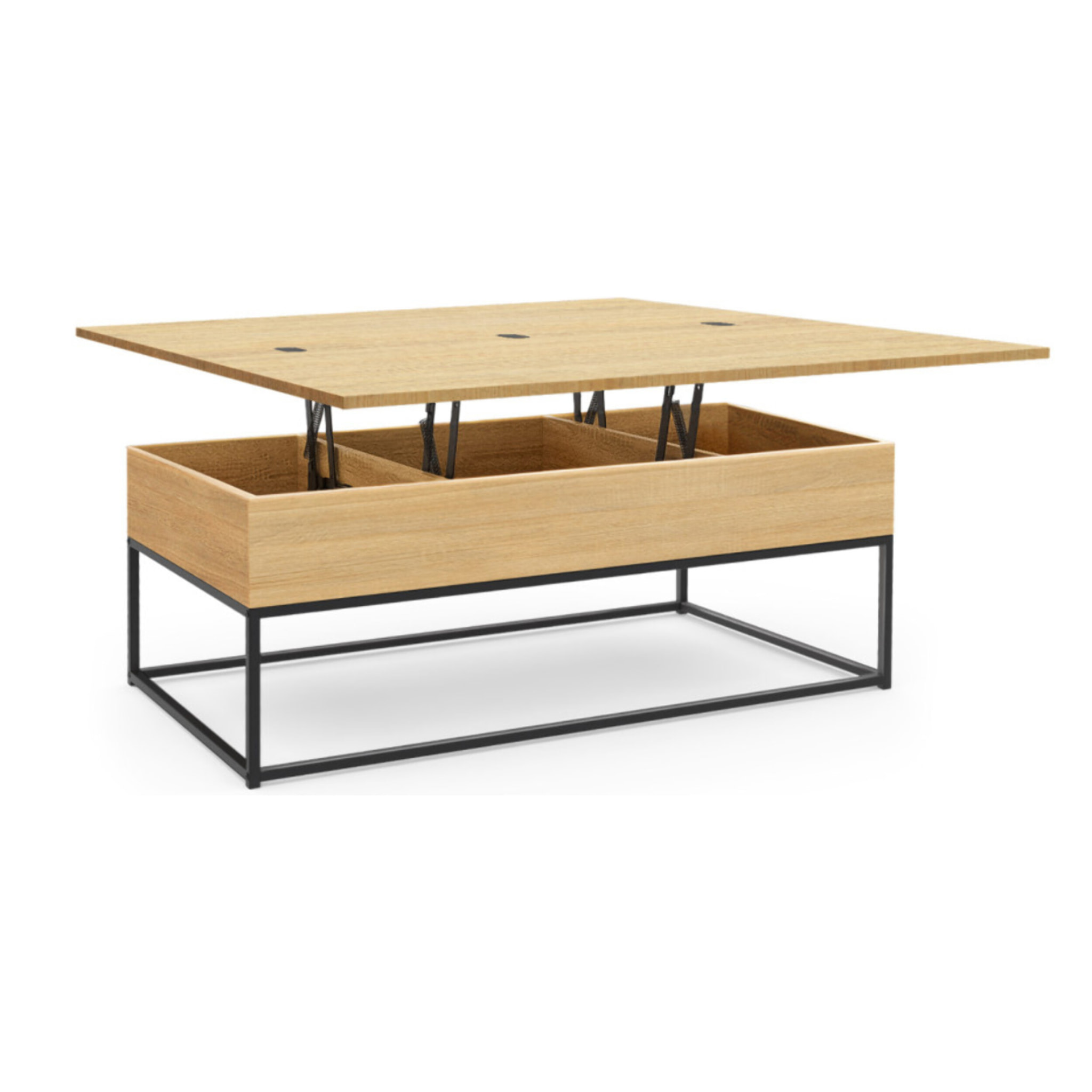 Table basse Memphis relevable et dépliante