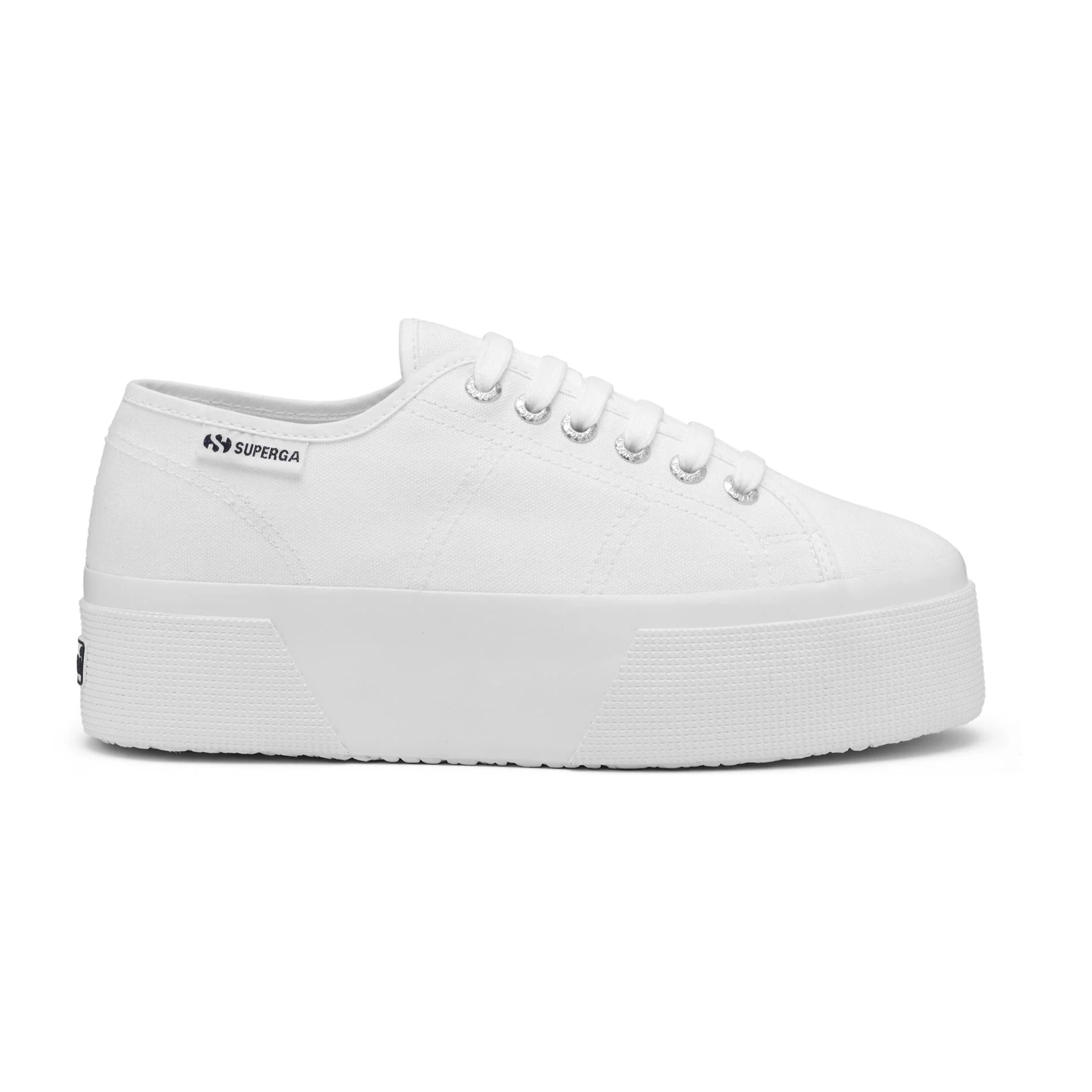 Superga - Scarpe da donna Donna Bianco - 3790 Platform Leggera
