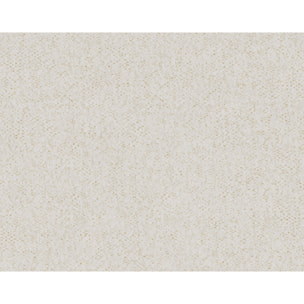 Bowie - canapé 3 places convertible coffre + coussin rond inclus en tissu texturé - Beige