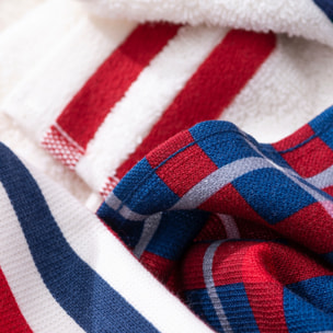 Set 6pzs paños de cocina 50x70cm 400gsm 100%algodón teñido el ganso