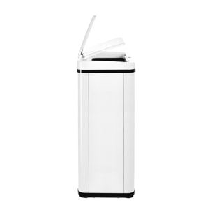 Well home - cubo de basura inteligente sin patas con apertura automática o contacto manual, blanco.