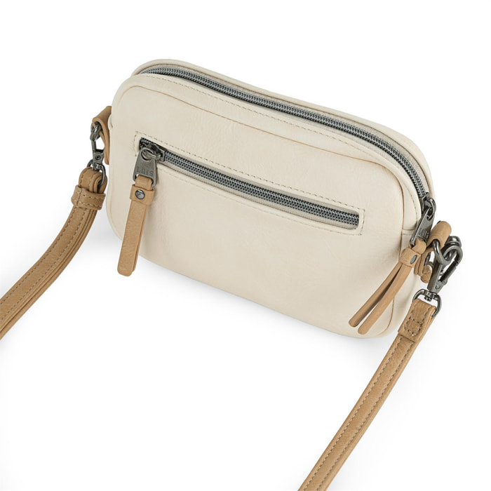 Mini Bolso Bandolera Galatea Coco Beige